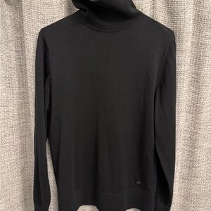 Chanel Black Turtleneck Knit Sweater – Size S